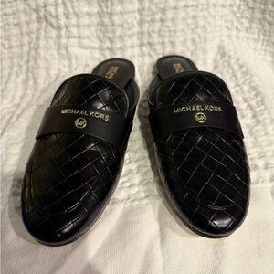 Michael Kors Quilted Black Women Loafers